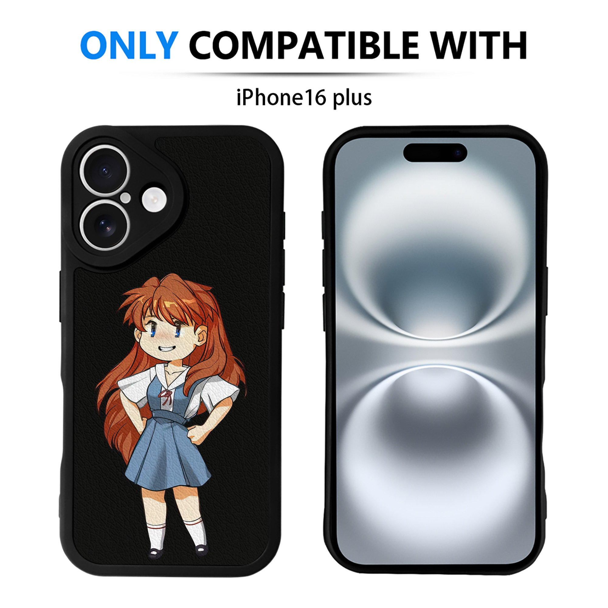 （画像用） EVA 新世紀エヴァンゲリオン 【iPhone 16シリーズ対応】シリコンスマホケース（レザー調） 材質：シリコン